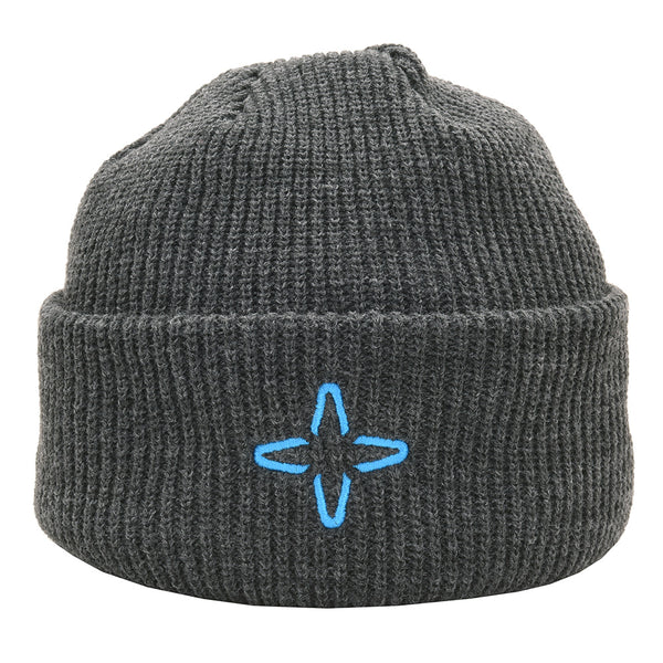 AAVA | NORDIC STAR GREY KNITTED BEANIE VINTER LUE