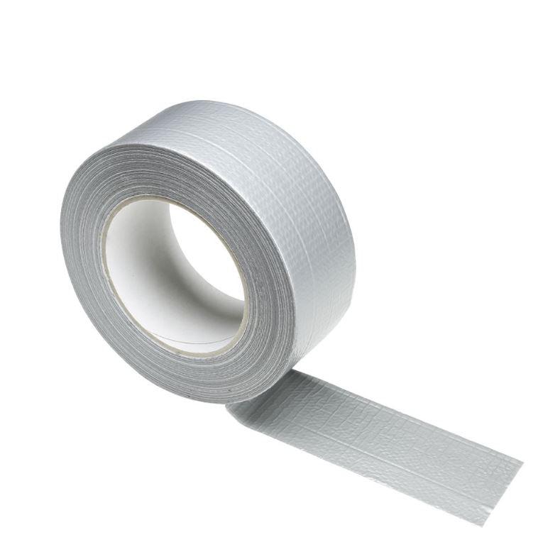 Gaffatape sølv 50mm | 50m - Kontortape