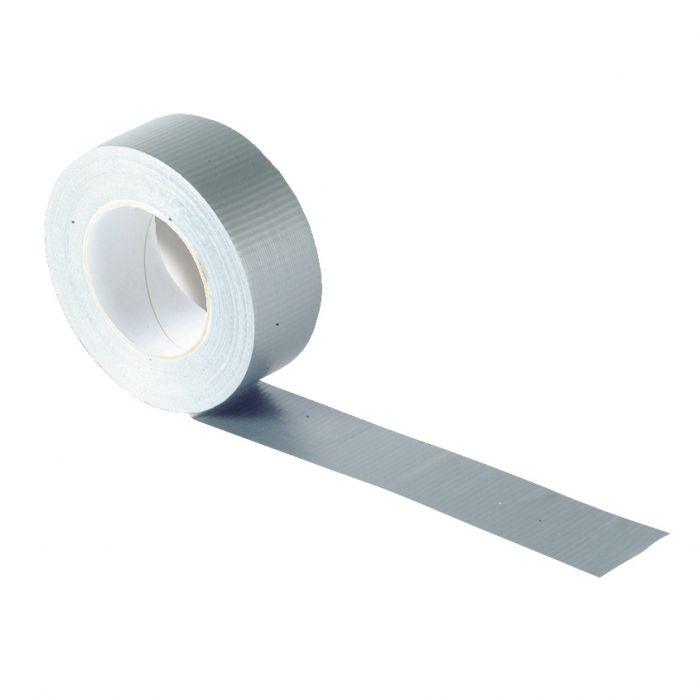Gaffatape sølv 50mm | 50m - Kontortape