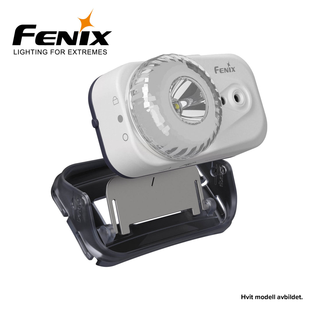 FENIX HL17R HODELYKT SORT 500LM HVIT/RØD/RGB LYS