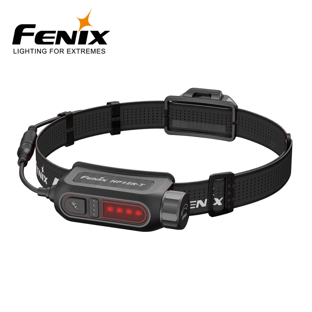 FENIX HP12R-T RØD HODELYKT 1300LM