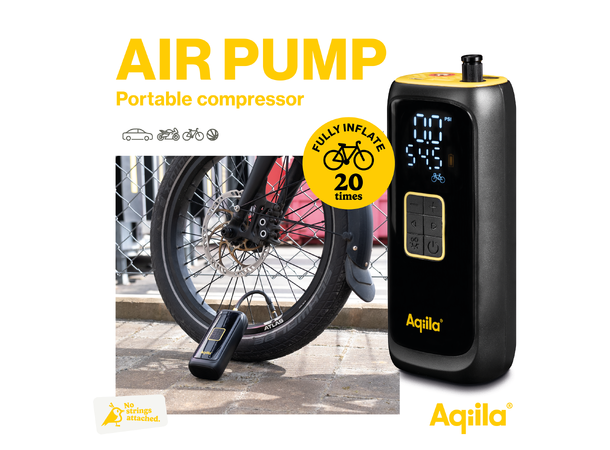 Luftkompressor med powerbank | Aqiila Airbird C4