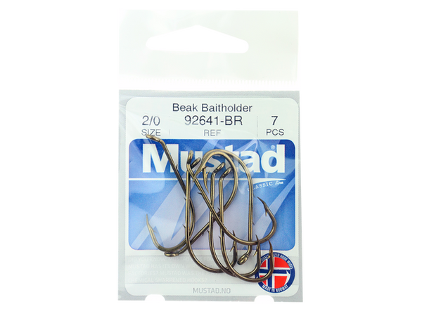 Beak Baitholder fiskekrok med mothake | Mustad 92641-BR