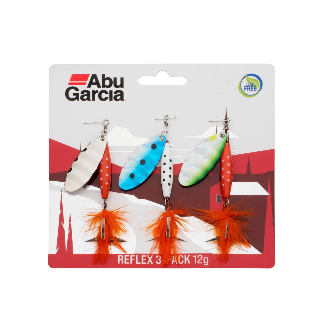 Abu Garcia | Reflex Spinner 3 Pack - Flue.no - Spinnersluk