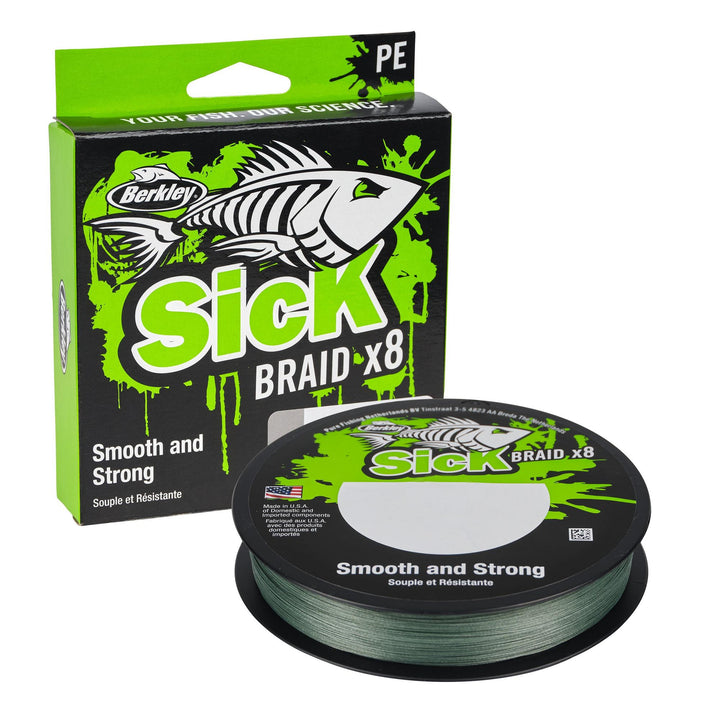 Berkley | Sick Braid Multifilament fiskesnøre - Flue.no - Fiskesener og -liner