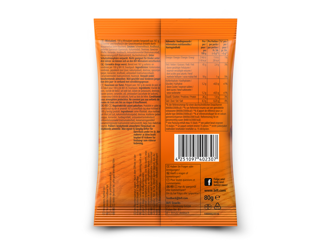 Bifi Snackpack XL - Flue.no - turmat