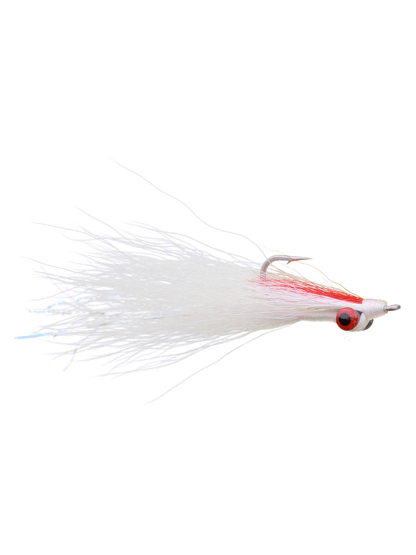 Clouser RedWhite Sjøørretflue - Flue.no - Fiskefluer