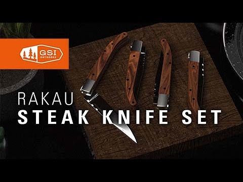 RAKAU STEAK KNIVES KNIVSETT | GSI - Allt för Flugfiske