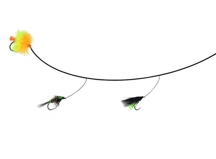 Lamar 2 dropper leader | Tippet 0,18mm 9ft - Flue.no - Fiskesener og -liner