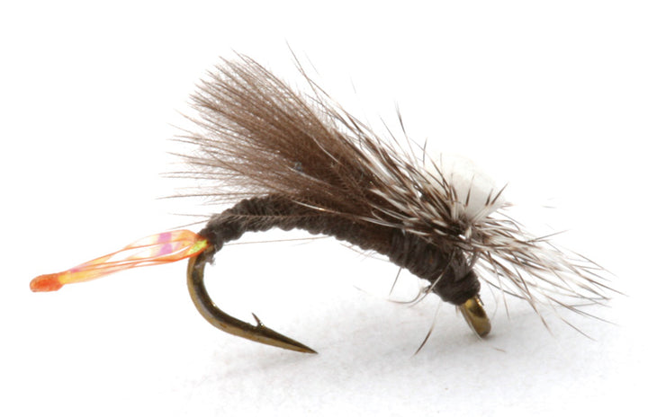 Morgans Para Midge Charcoal - Flue.no - Fiskefluer