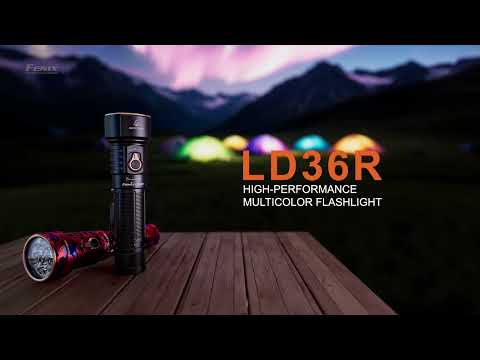FENIX LD36R LYKT BLACK 3600LM MULTICOLOR