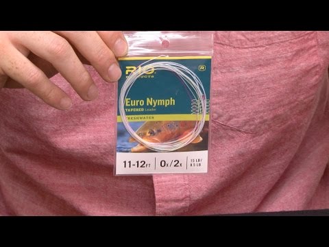 Euro Nymph Tapered Leader Fluefortom | RIO