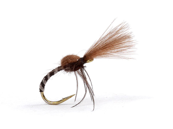 Spider Midge Genders Black CDC - Flue.no - Fiskefluer