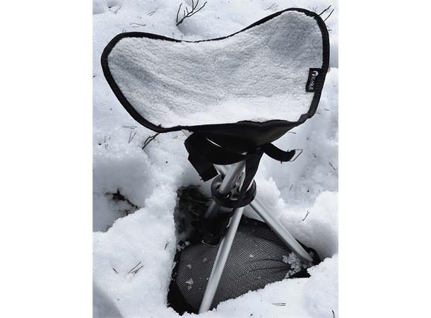 Tripod Isfiskestol m/skinnsete og truge - Flue.no - Campingutstyr