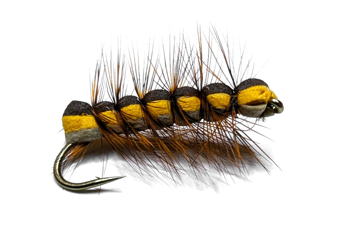 Vania | Brown Caterpilar - Flue.no - Fiskefluer