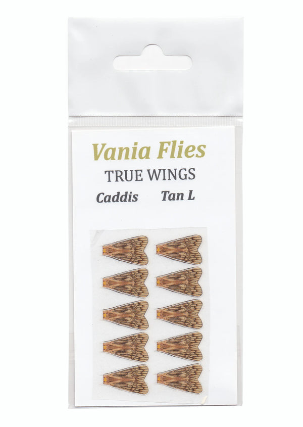 Vania True Wings Caddis Tan - Vinge - Flue.no - Fluebindemateriell