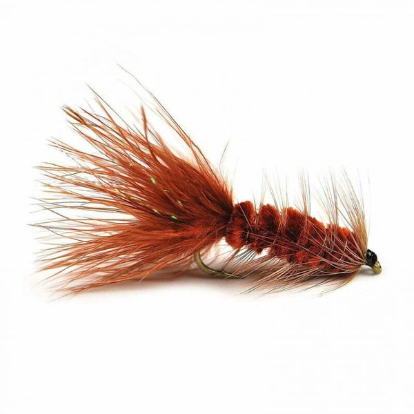 woolly bugger brown - Fiskefluer - Flue.no