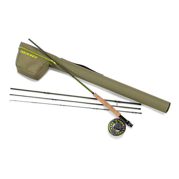 orvis encounter fluefiskesett 9 fot klasse 6 4 deler - - Flue.no