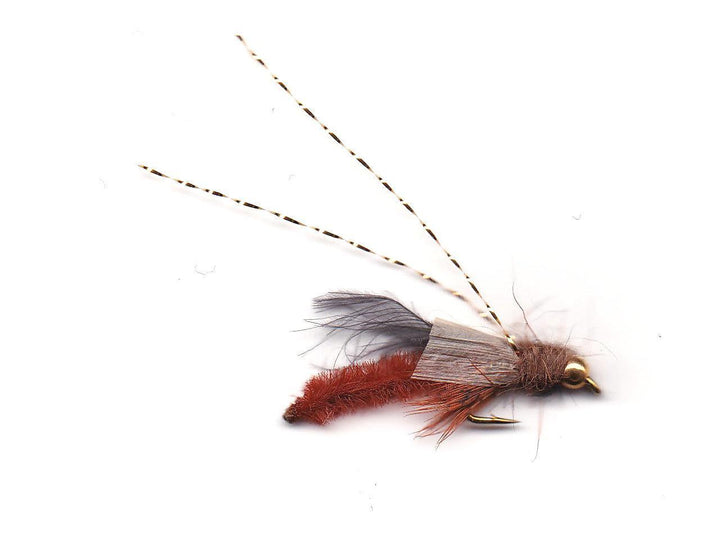 boname caddis brown larveflue - Fiskefluer - Flue.no