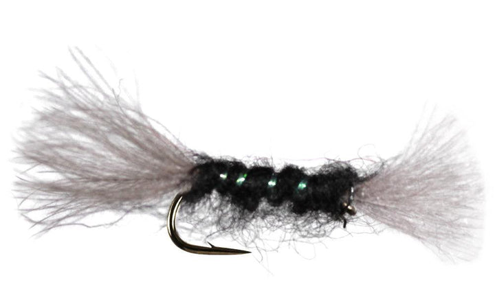 CDC Emerger Dry Black - Flue.no - Fiskefluer