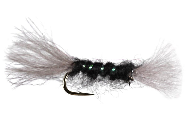 cdc emerger dry black - Fiskefluer - Flue.no