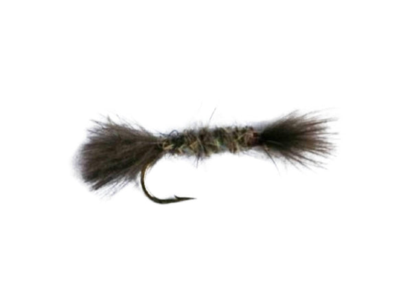 cdc emerger dry hares ear svommepuppe - Fiskefluer - Flue.no