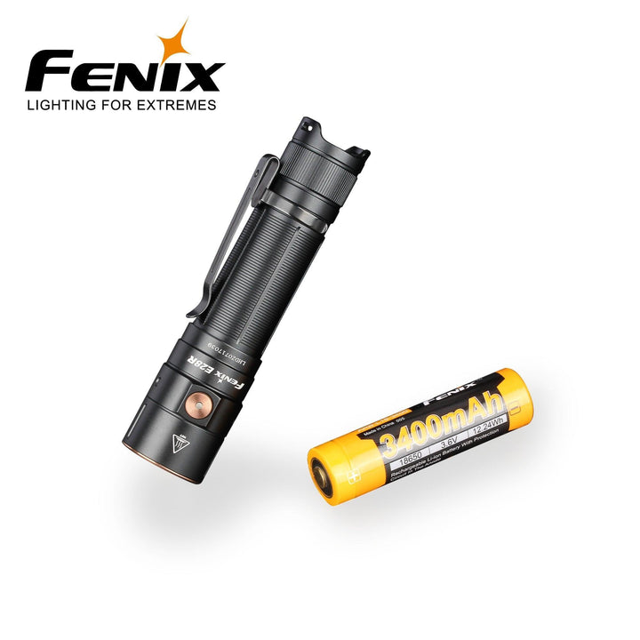 fenix e28r led lykt 1500 lm m batteri usb c - - Flue.no