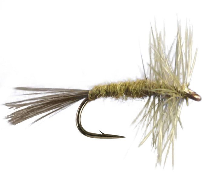 Pale Evening Dun Olive - Flue.no - Fiskefluer