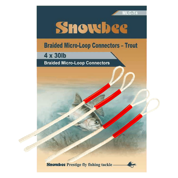 Snowbee Micro-Loop Trout 20 lb 4stk - Flue.no - Fiskesener og -liner