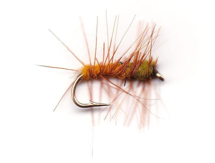Superpuppan Oliven orange - Flue.no - Fiskefluer