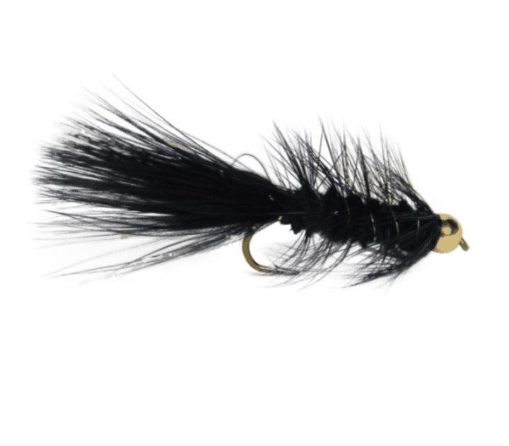 wooly bugger black beadhead - Fiskefluer - Flue.no